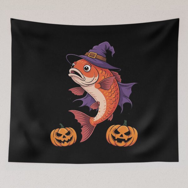Item preview, Aquarium Fish Tank Halloween Fish Tank Enthusiasts  designed and sold by Belkisallen.