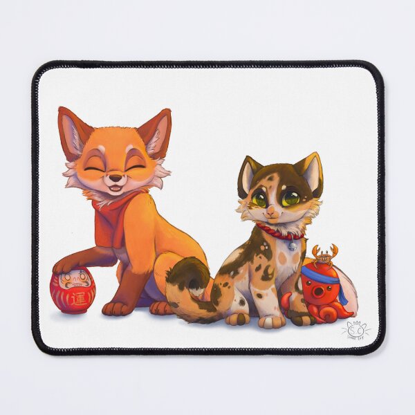 Item preview, Fox and kitty designed and sold by Scardee Cat.