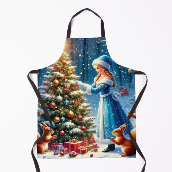 Item preview, Snow Maiden and Christmas Squirrels – Winter Forest Magic designed and sold by AmetistLight.