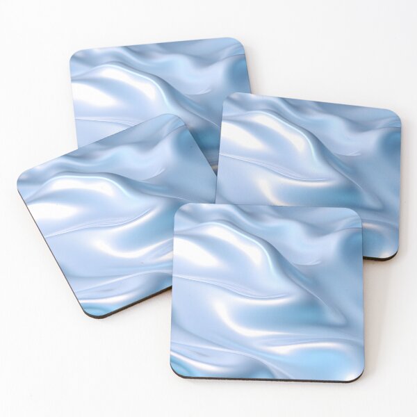 Item preview, Abstract flowing smooth blue metallic liquid background designed and sold by homydesign.