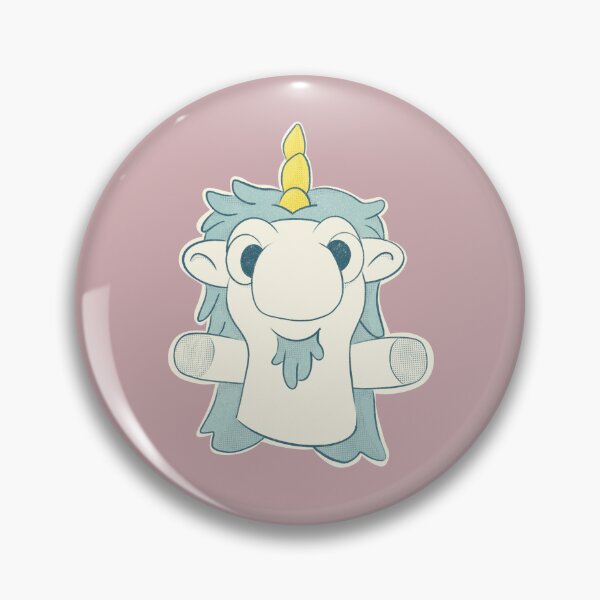 Item preview, Cartoon unicorn Unicorse retro screenprint designed and sold by kawaicherrypi.