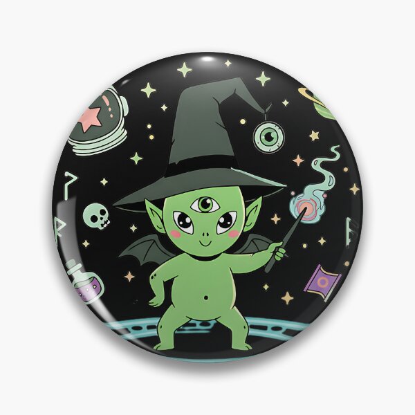 Item preview, Cosmic Spells Alien Enchanter - Cute Space Wizard Art designed and sold by AwesomeBeyondLimits.