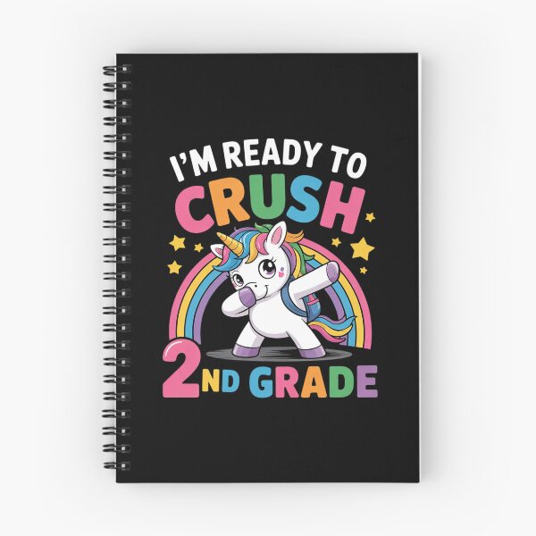 Item preview, Back To School Unicorn I'm Ready To Crush 2nd Grade Girls  designed and sold by THagBlue.