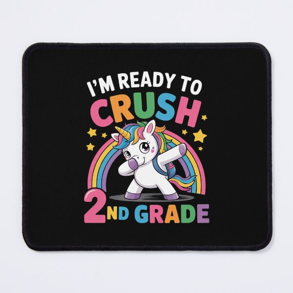 Item preview, Back To School Unicorn I'm Ready To Crush 2nd Grade Girls designed and sold by THagBlue.