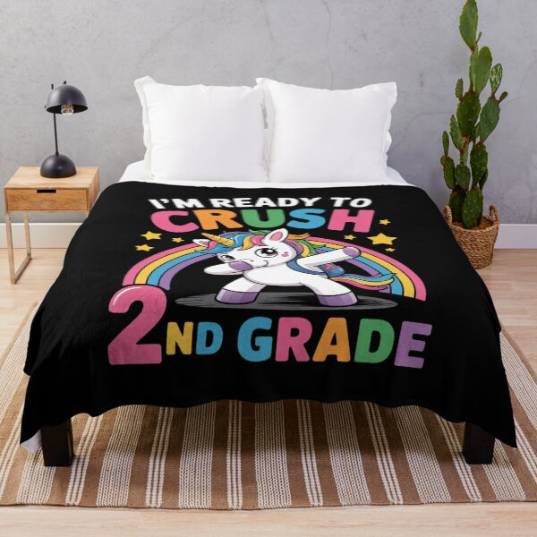 Item preview, Back To School Unicorn I'm Ready To Crush 2nd Grade Girls  designed and sold by THagBlue.