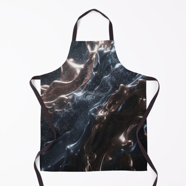 Item preview, Abstract Metallic Fluid Swirl with Glitter and Dark Smoke designed and sold by homydesign.