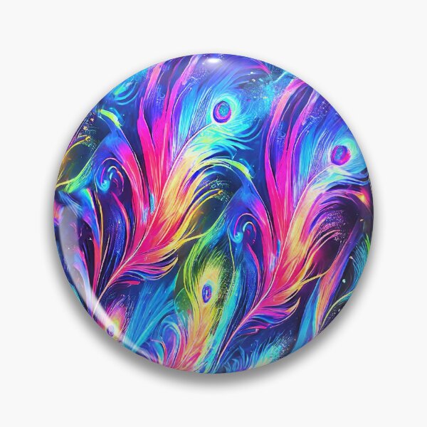 Item preview, Spectrum Feathers – Peacock Nebula designed and sold by WheelieGdArt.