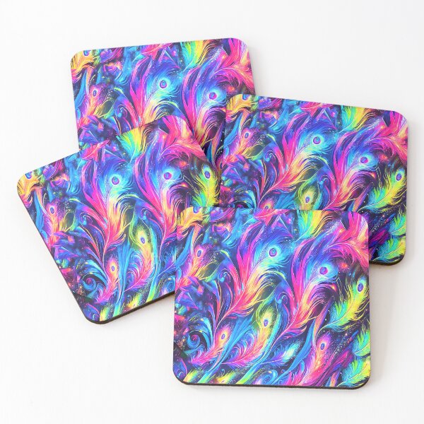 Item preview, Spectrum Feathers – Peacock Nebula designed and sold by WheelieGdArt.