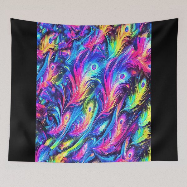 Item preview, Spectrum Feathers – Peacock Nebula designed and sold by WheelieGdArt.