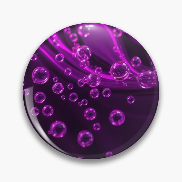 Item preview, Bright bubbles floating in dark magenta liquid designed and sold by homydesign.