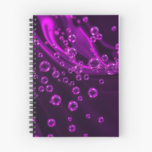 Item preview, Bright bubbles floating in dark magenta liquid designed and sold by homydesign.