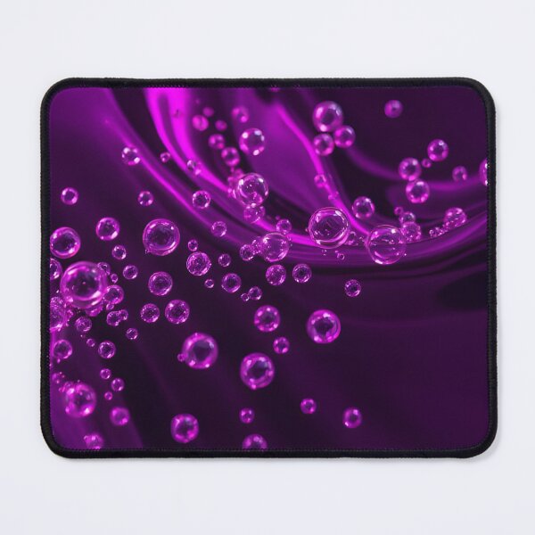 Item preview, Bright bubbles floating in dark magenta liquid designed and sold by homydesign.