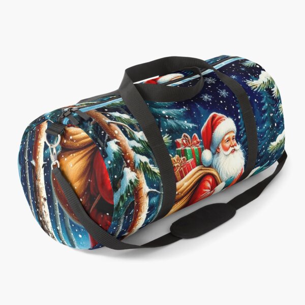 Item preview, Magical Encounter with Santa Claus – Vintage Christmas Scene designed and sold by AmetistLight.
