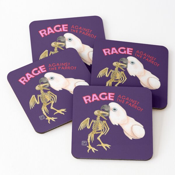 Item preview, Rage against the parrot designed and sold by MaryellaArt.