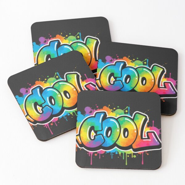 Item preview, COOL" Graffiti Splash ​Vibrant Cool Bubble Text. Graffiti "COOL" Design. designed and sold by ZyVoAli.