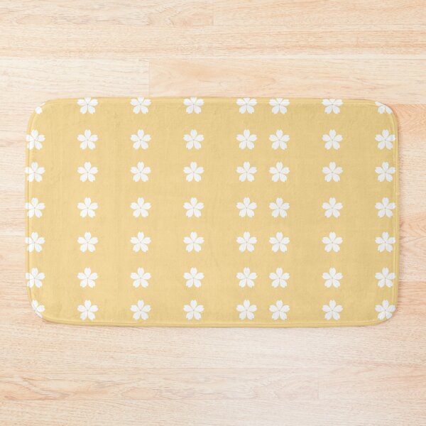 Item preview, Yellow floral print design  designed and sold by CanvasCharmHub.
