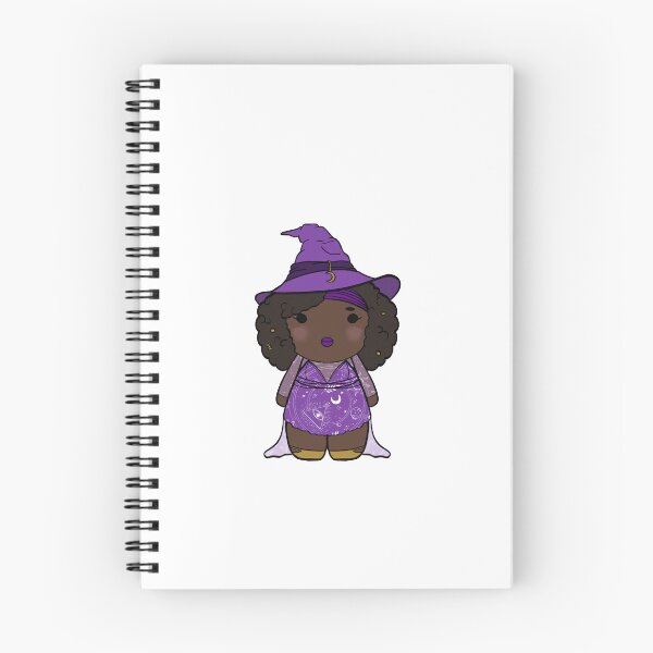 Item preview, Starlit Spells — A Cosmic Chibi Witch  designed and sold by TheFoxandCauldron.