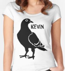 Kevin the Pigeon Women's Fitted Scoop T-Shirt
