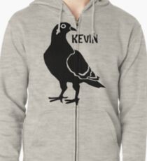 Kevin the Pigeon Zipped Hoodie