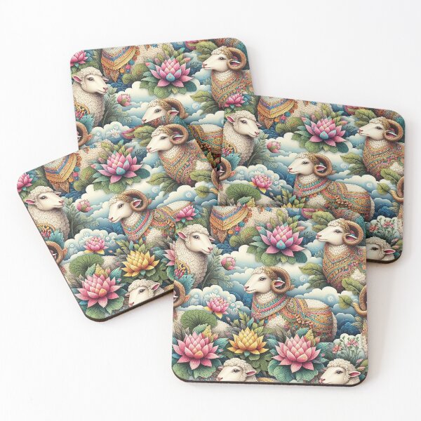 Item preview, Serene Sheep in the Land of Smiles designed and sold by Vanich-Panich.