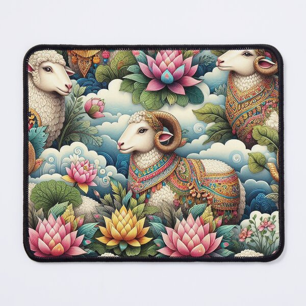 Item preview, Serene Sheep in the Land of Smiles designed and sold by Vanich-Panich.