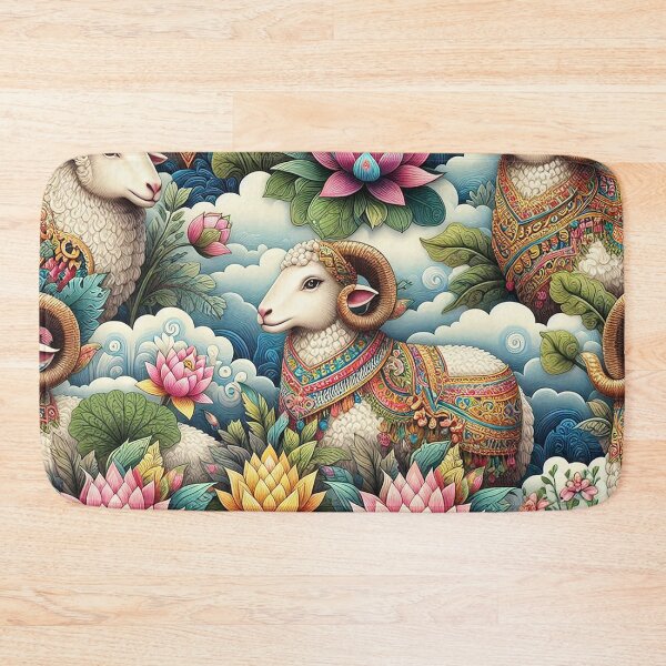Item preview, Serene Sheep in the Land of Smiles designed and sold by Vanich-Panich.