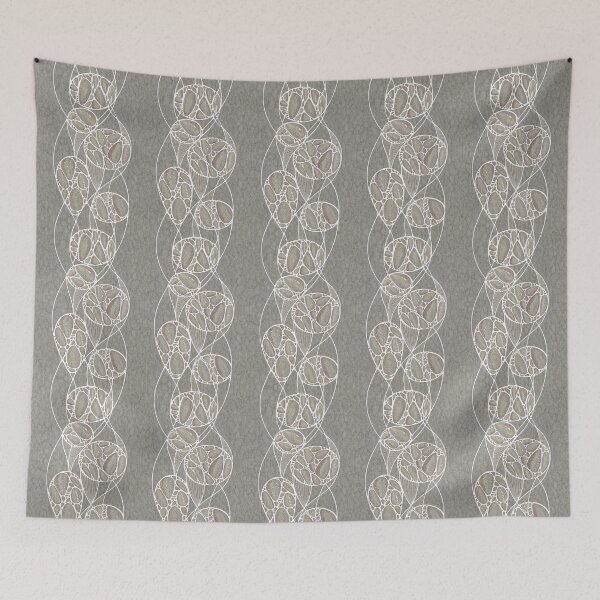 Item preview, Go with the Flow - Pale Greige Plume/ Medium designed and sold by Carina Parry Studios.