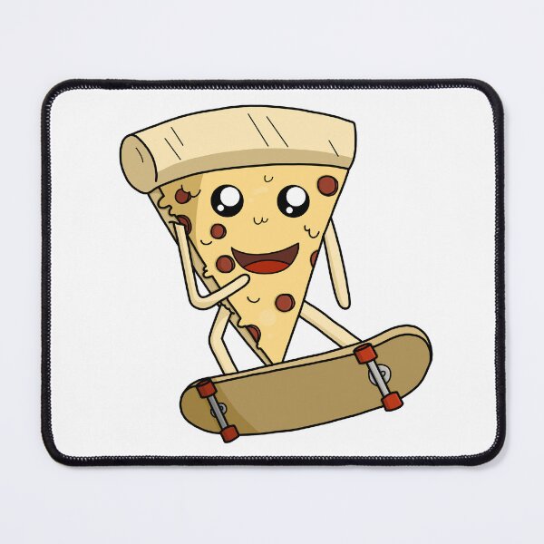 Item preview, Pizza Skateboard Cartoon designed and sold by GREENZ0NE.
