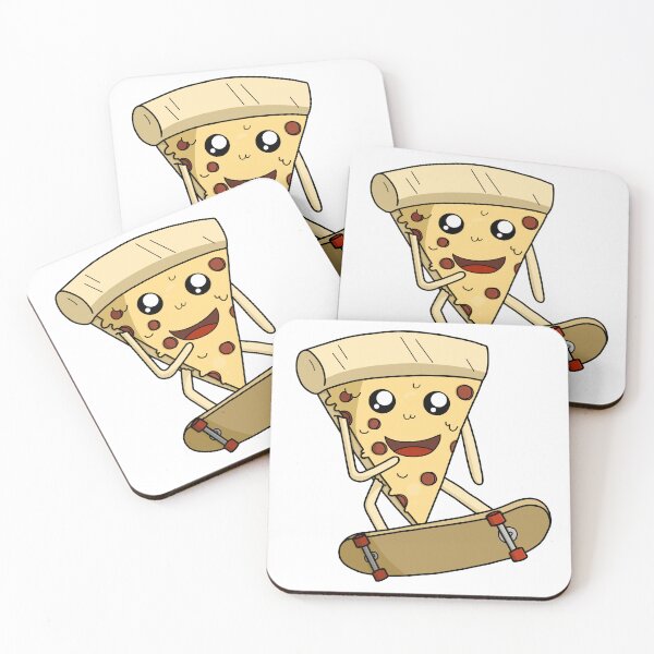 Item preview, Pizza Skateboard Cartoon designed and sold by GREENZ0NE.
