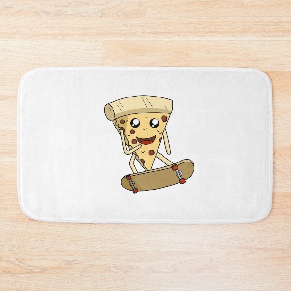 Item preview, Pizza Skateboard Cartoon designed and sold by GREENZ0NE.