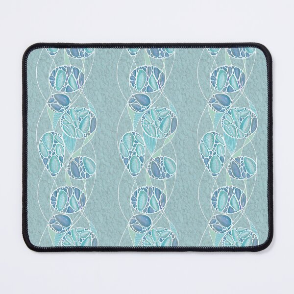 Item preview, Go with the Flow - Bright Aqua Clean/ Medium designed and sold by Carina Parry Studios.