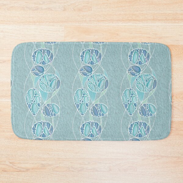 Item preview, Go with the Flow - Bright Aqua Clean/ Medium designed and sold by Carina Parry Studios.