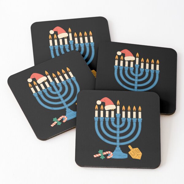 Item preview, Sombrero navideño Menorá Judío Hanukkah Chanukah designed and sold by Bandikonsalez.