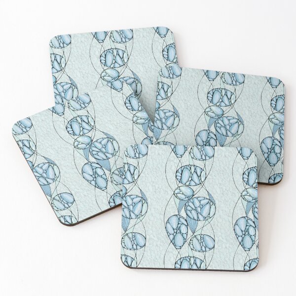 Item preview, Go with the Flow - Icy Blue Pastel/ Medium designed and sold by Carina Parry Studios.
