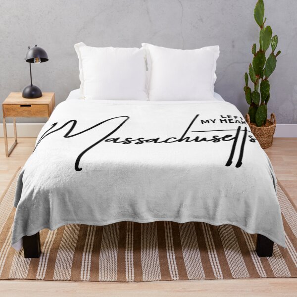 Item preview, Left My Heart in Massachusetts – Minimal Travel-Inspired Typography Design designed and sold by ReggieDior.