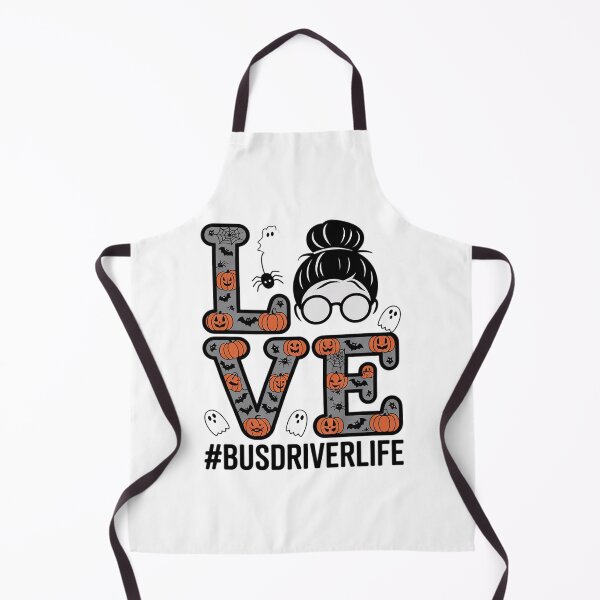 Item preview, Bus Driver Love Messy Bun Pumpkin Women Halloween Costume  designed and sold by THagBlue.