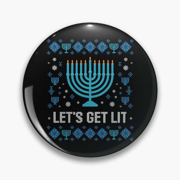Item preview, Lets Get Lit Hanukkah Menorah Chanukah Jew designed and sold by Bandikonsalez.