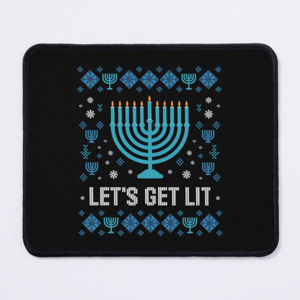 Item preview, Lets Get Lit Hanukkah Menorah Chanukah Jew designed and sold by Bandikonsalez.
