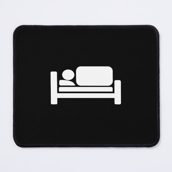 Item preview, Cool bed silhouette pictogram design designed and sold by RetroMaritalArt.