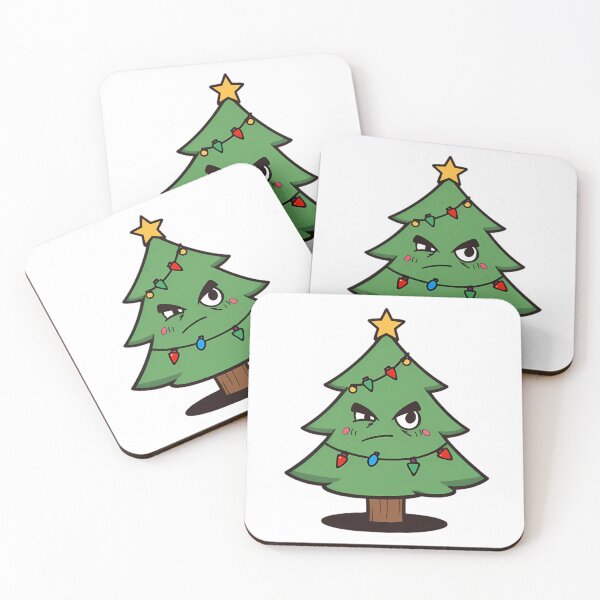 Item preview, ​Grumpy Christmas Tree  designed and sold by CANDO ART STORE.