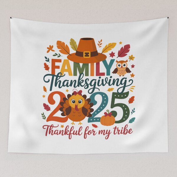 Item preview, Family Thanksgiving 2025 Crew Thankful For My Tribe designed and sold by Bandikonsalez.