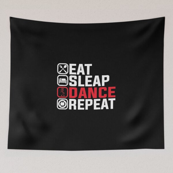 Item preview, Eat Sleep Dance Repeat – Cool dance design designed and sold by RetroMaritalArt.