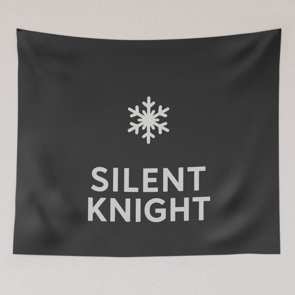 Item preview, Silent Knight – Christmas Hero Minimalist Design designed and sold by FantasyFabrik.