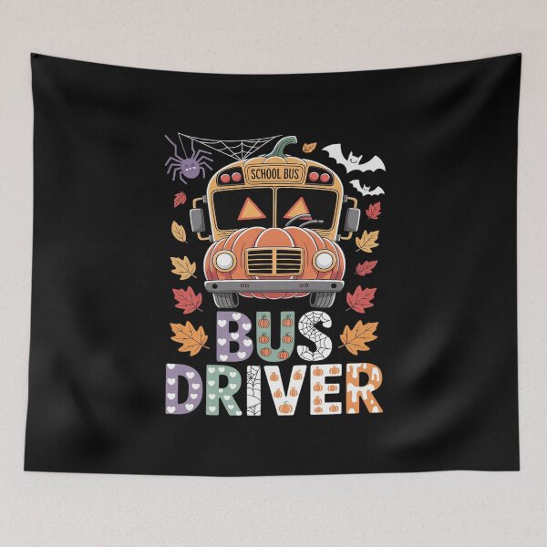 Item preview, Bus Driver School Bus Halloween Costume With Pumpkin Men  designed and sold by THagBlue.