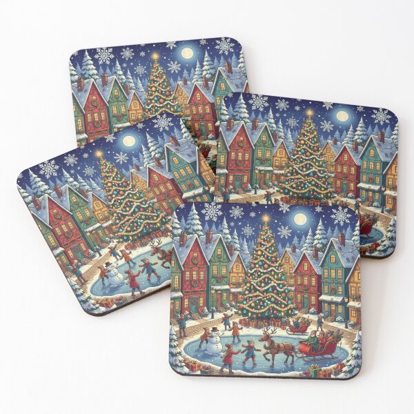 Item preview, Christmas town designed and sold by TrendCraft Outfitters.