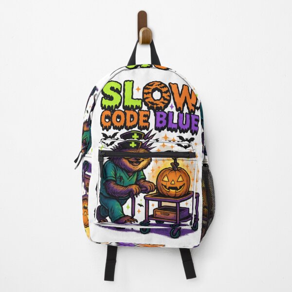 Item preview, Slow Code Blue – Funny Halloween ER Nurse and ICU Nurse Design for RNs, EMTs, and Healthcare Workers designed and sold by ClinicalHubs.