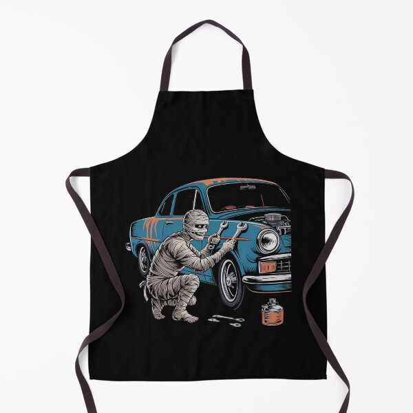 Item preview, Car Lover Halloween  Creepy Mechanic Mummy Scary Garage  designed and sold by THagBlue.