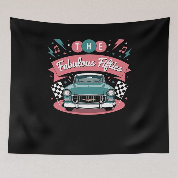 Item preview, The Fifties 1950s Car Music Checkerboard Rockabilly Sock Hop designed and sold by marcusry.