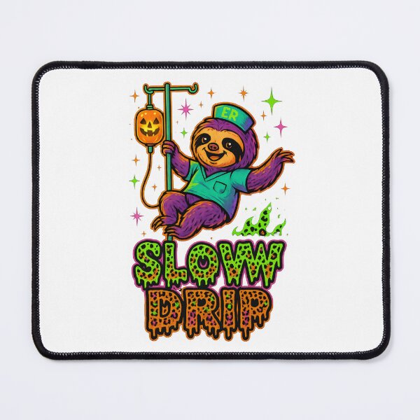 Item preview, Slow Drip – Funny Halloween ER Nurse and IV Nurse Design for RNs, LPNs, and Healthcare Workers designed and sold by ClinicalHubs.