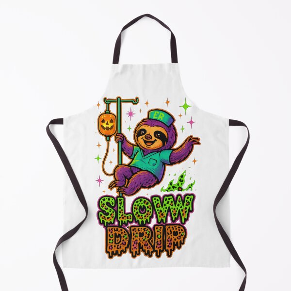 Item preview, Slow Drip – Funny Halloween ER Nurse and IV Nurse Design for RNs, LPNs, and Healthcare Workers designed and sold by ClinicalHubs.